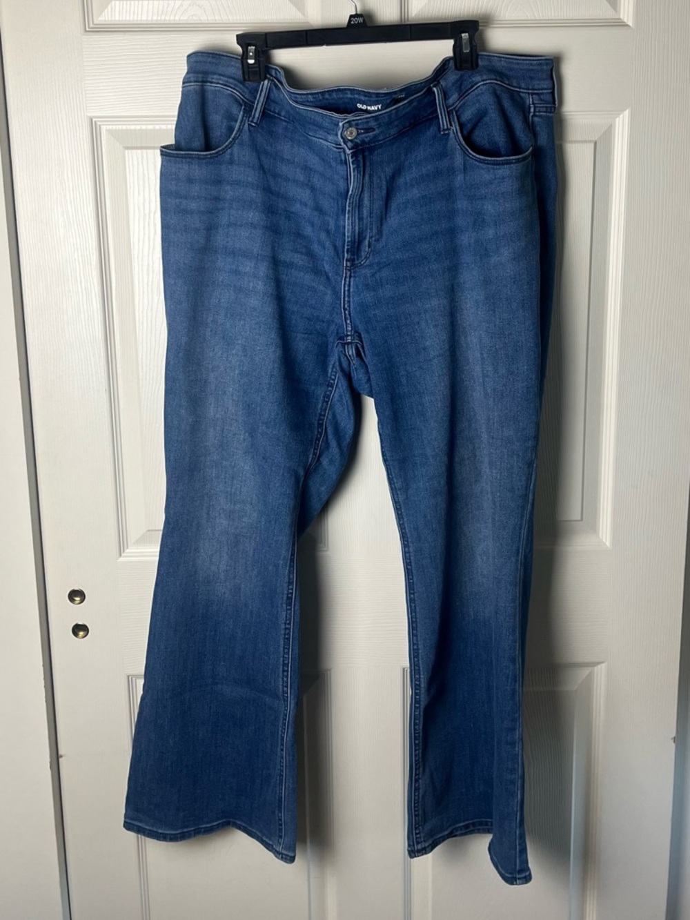 Old Navy Flared Wide-Leg Jeans high waisted